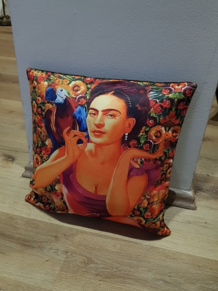 Hedvábný barevný povlak na polštář 1 